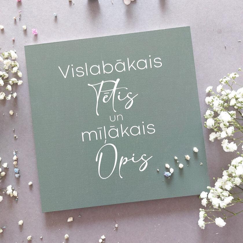 Koka dekors "Tētis-Opis" Koka dekors "Tētis-Opis"