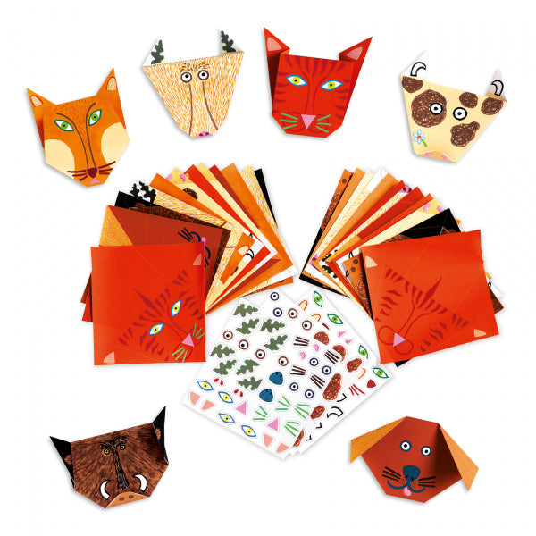 Origami – Dzīvnieku sejiņas Origami – Dzīvnieku sejiņas