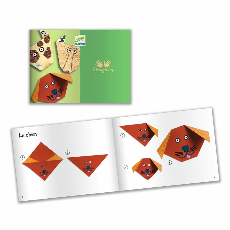 Origami – Dzīvnieku sejiņas Origami – Dzīvnieku sejiņas
