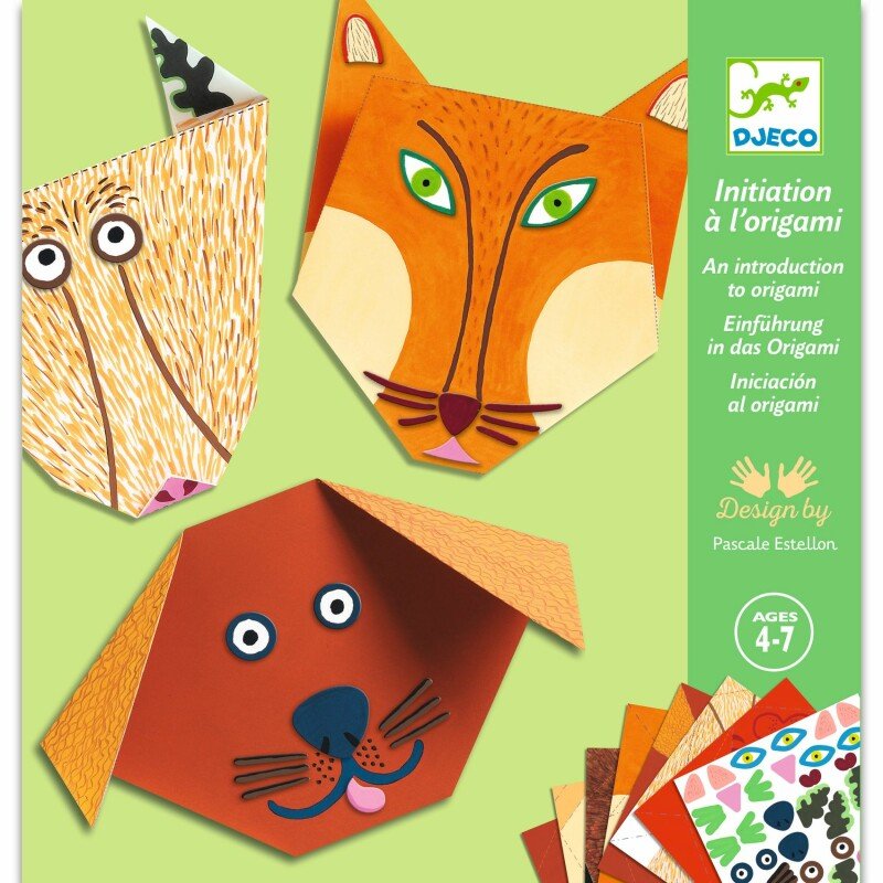 Origami – Dzīvnieku sejiņas Origami – Dzīvnieku sejiņas