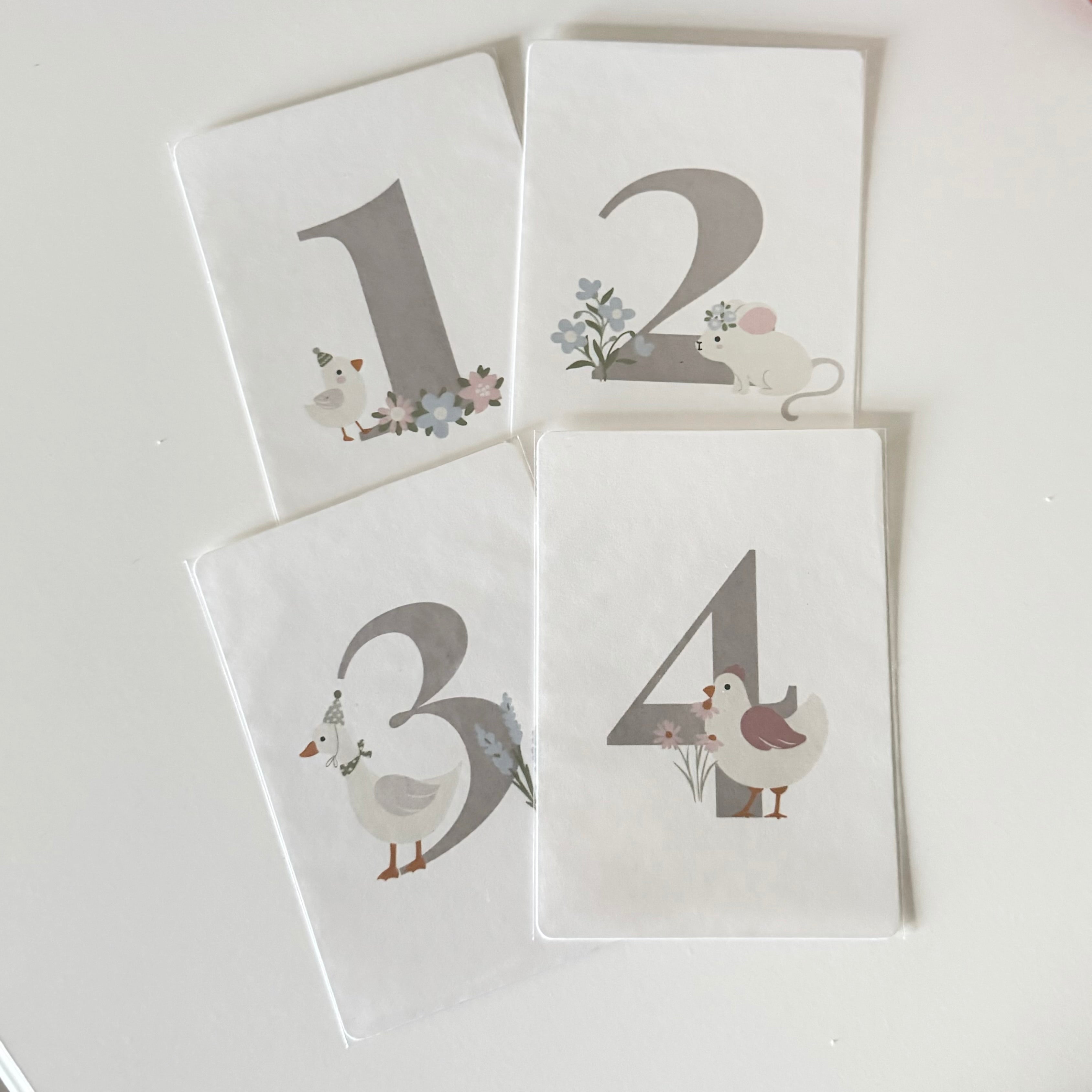 Apsveikuma kartītes 1 - 4 gadi Apsveikuma kartītes 1 - 4 gadi