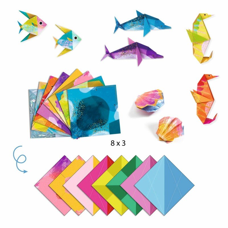 Origami - Jūras iemītnieki Origami - Jūras iemītnieki