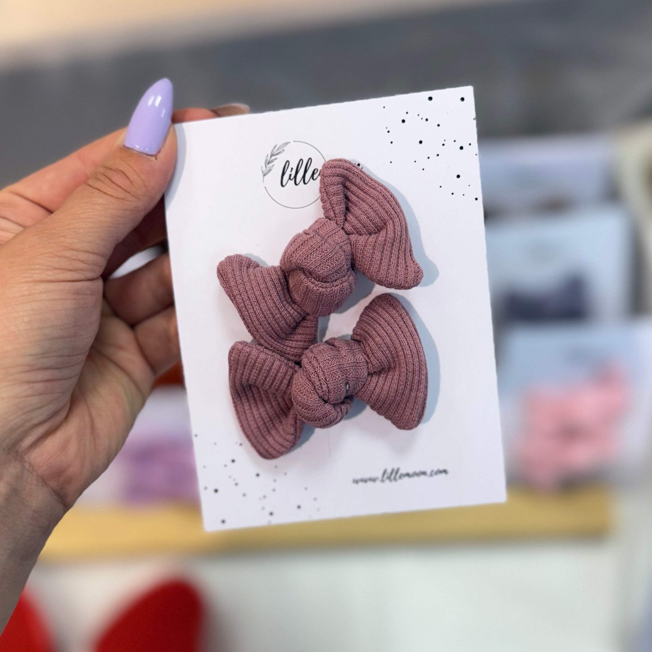 Bantīšu komplekts - rievotās mini matu bantītes Bantīšu komplekts - rievotās mini matu bantītes