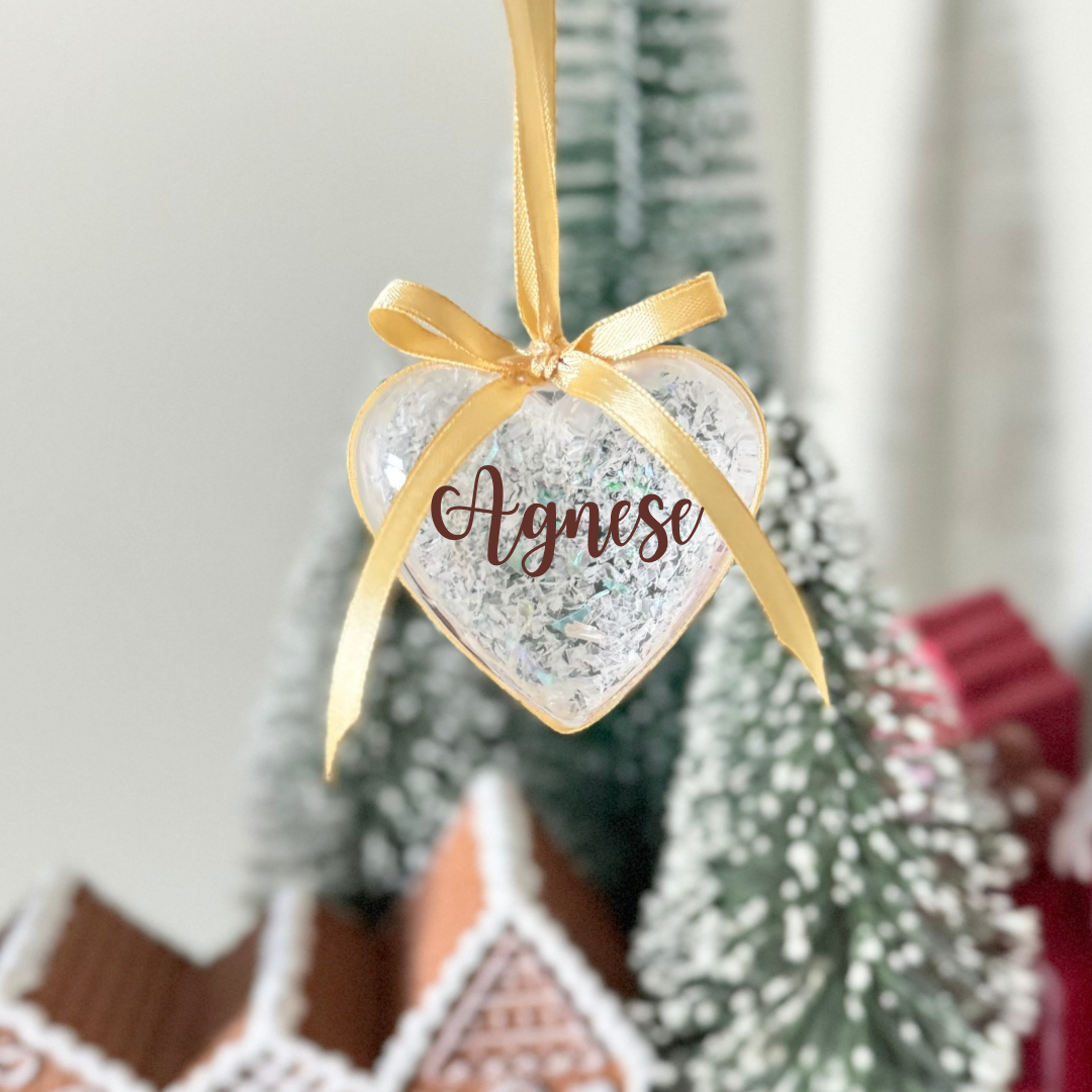 Personalizēta eglīšu bumba ar vārdu vai logo Personalizēta eglīšu bumba ar vārdu vai logo