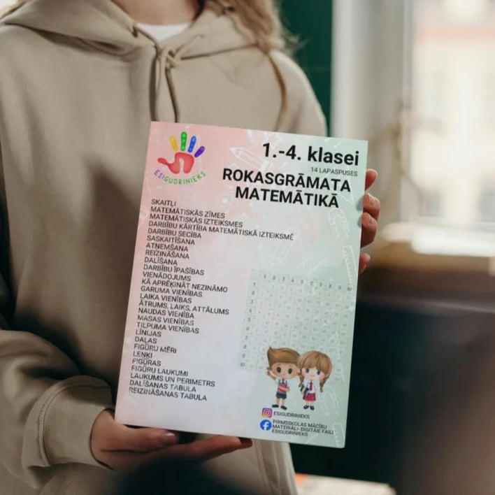 ROKASGRĀMATA MATEMĀTIKĀ 1.-4. klasei ROKASGRĀMATA MATEMĀTIKĀ 1.-4. klasei