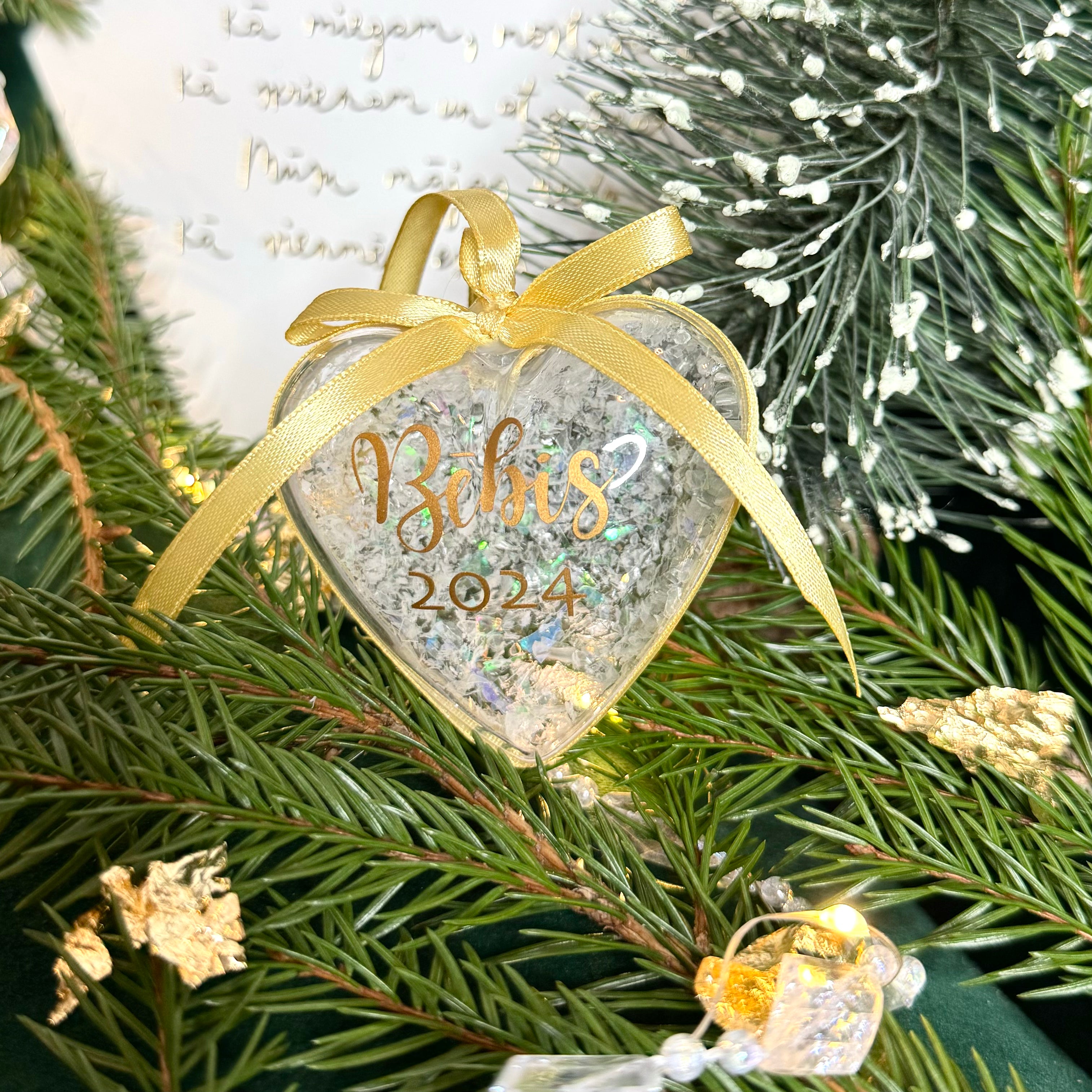 Personalizēta eglīšu bumba ar vārdu vai logo Personalizēta eglīšu bumba ar vārdu vai logo