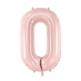 Folija balons "CIPARS" rozā ar hēliju Folija balons "CIPARS" rozā ar hēliju
