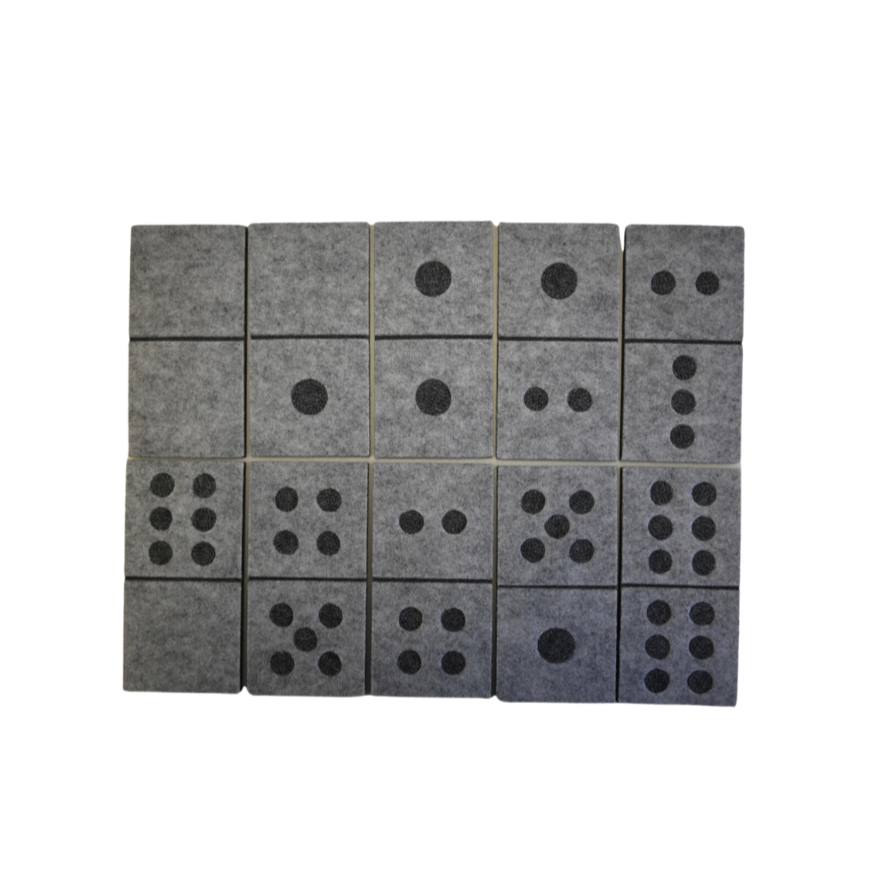 Lielā domino spēle - filca Lielā domino spēle - filca
