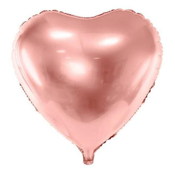 Folija balons "Sirds" zelta ar hēliju Folija balons "Sirds" zelta ar hēliju