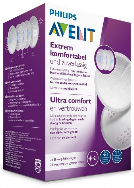 Philips Avent Vienreizējas lietošanas krūšturu ieliktnīši - dažādi veidi