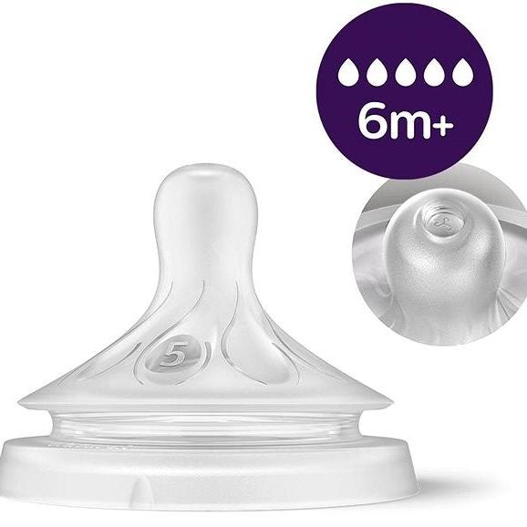 Philips Avent pudele "Natural Response" ar rokturi un ātras plūsmas knupīti, 6 m+., 150ml, SCF263/61