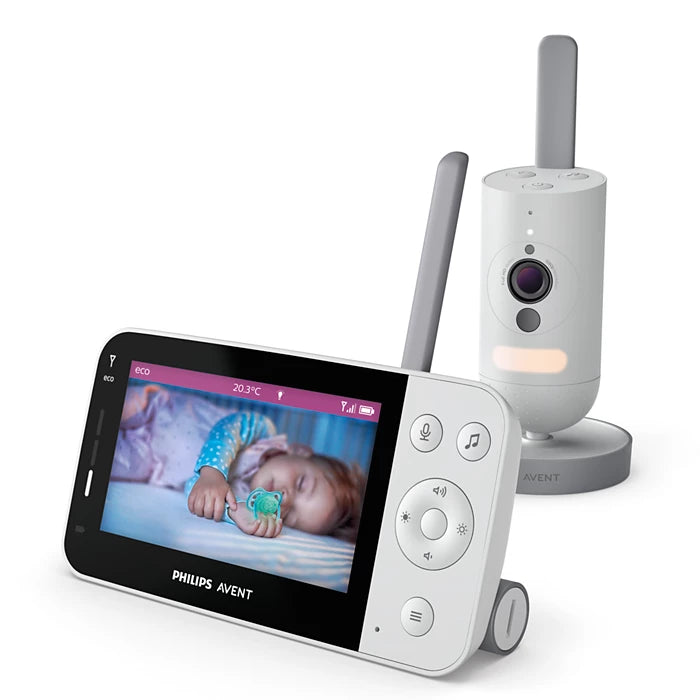 Philips Avent Connected Mazuļa video uzraudzības ierīce ar 4,3 collu ekrānu SCD923/26