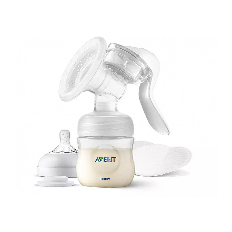 Philips Avent LOTUS manuālā krūts piena pumpis ar pudelīti SCF430/10