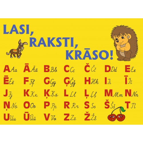 Lasi, raksti, krāso