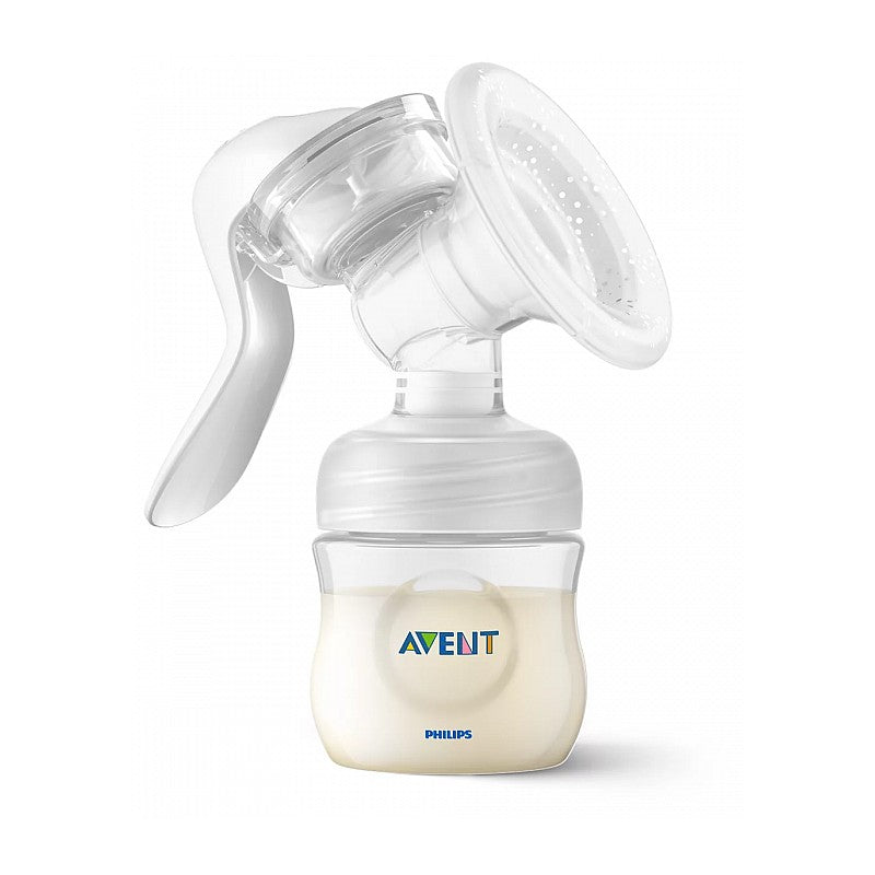 Philips Avent LOTUS manuālā krūts piena pumpis ar pudelīti SCF430/10