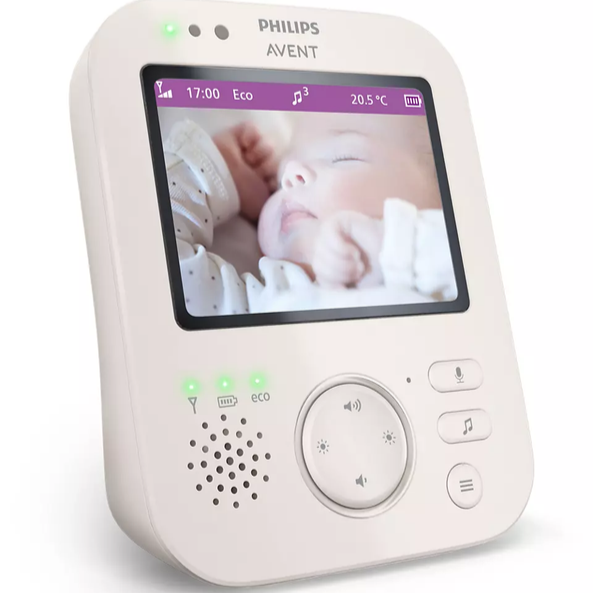 Philips Avent Digitālā video mazuļu uzraudzības ierīce ar 3.5 collu krāsu ekrānu SCD891/26