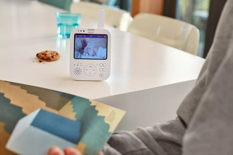 Philips Avent Digitālā video mazuļu uzraudzības ierīce ar 3.5 collu krāsu ekrānu SCD891/26