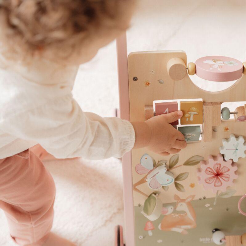 Jaunums! Mazuļu staigulītis ar aktivitāšu dēlīti - Meža zvēri