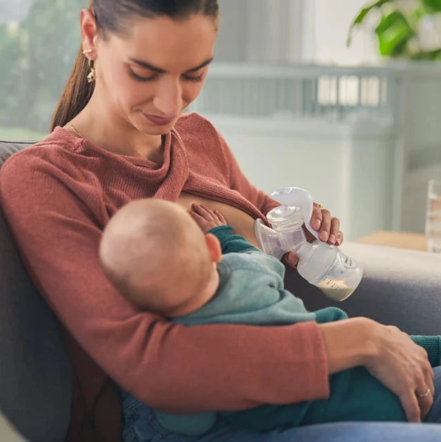 Manuālā krūts piena pumpja dāvanu komplekts