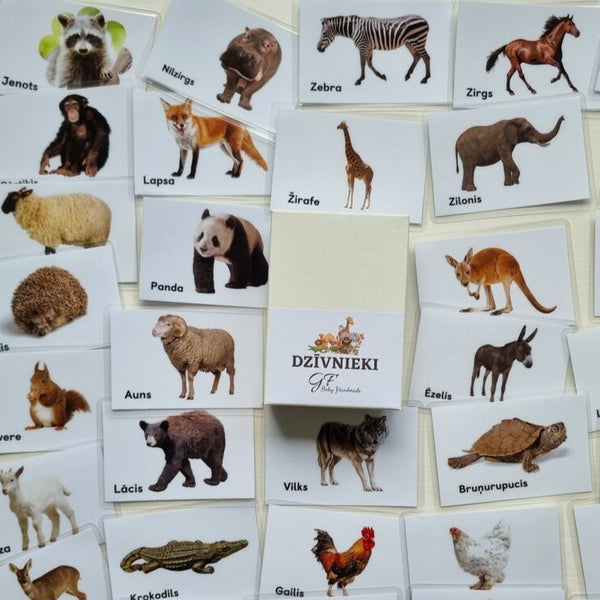 Bilžu kartiņas "Dzīvnieki"