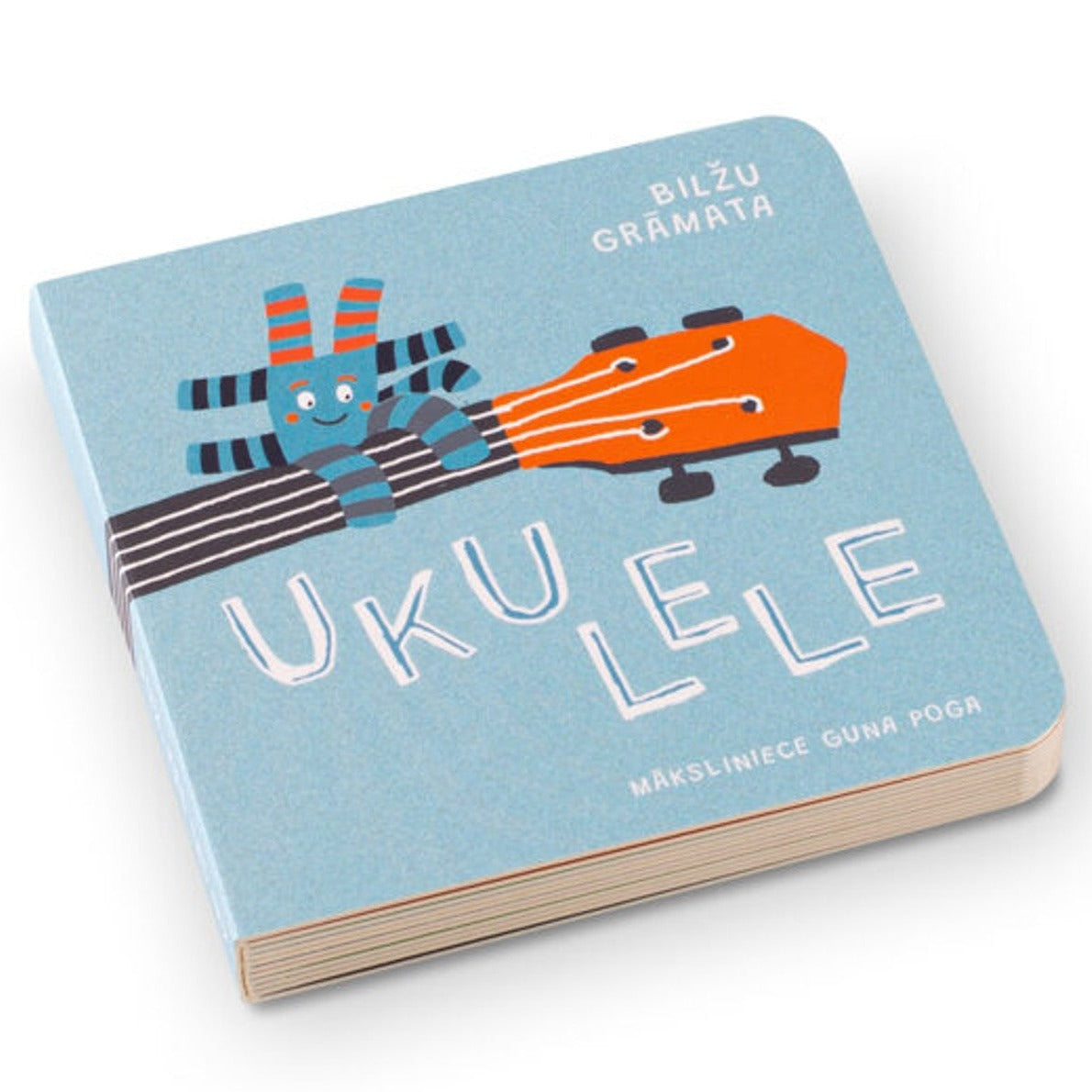 Kartona bilžu grāmata "Ukulele"
